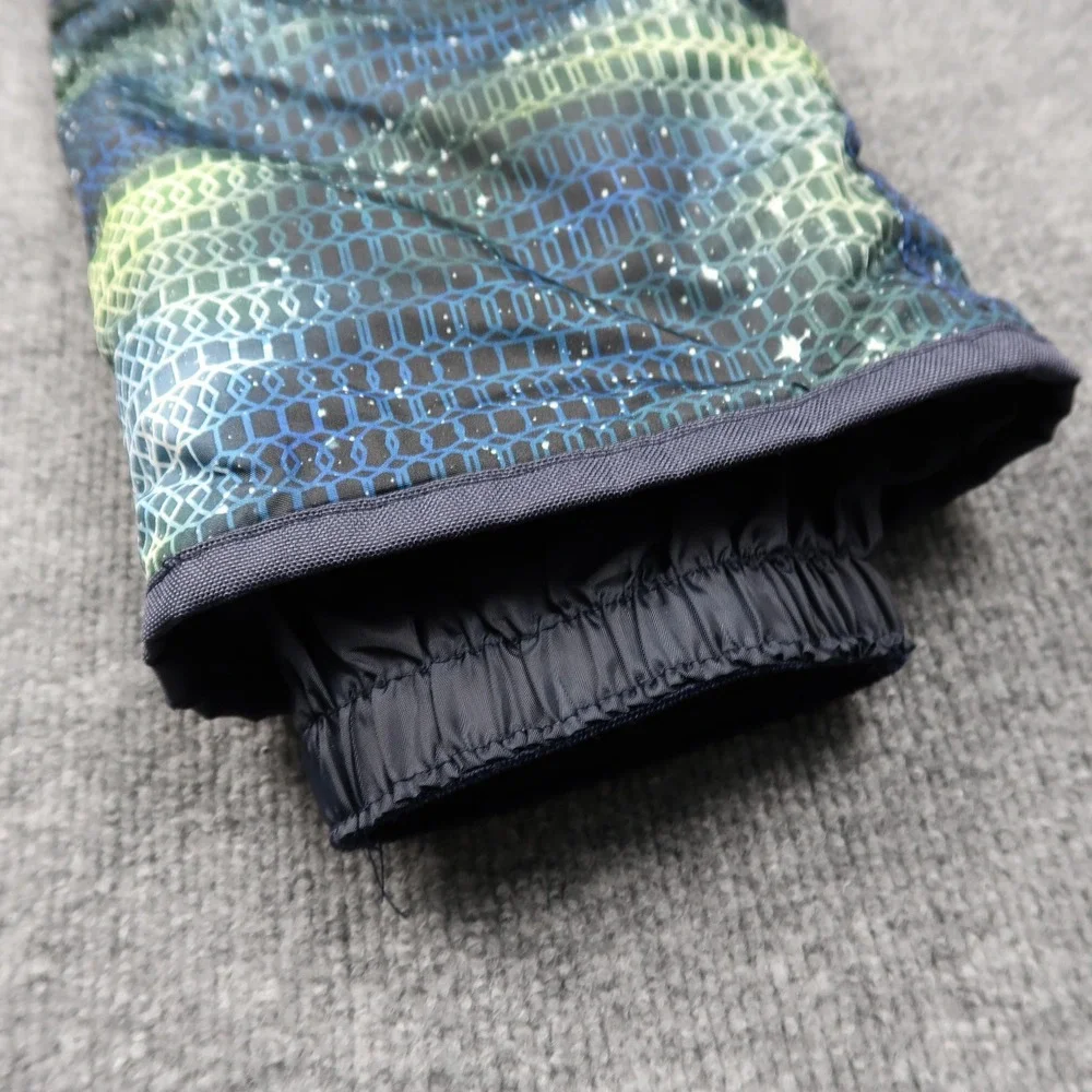 Champion Pants Youth Small 6-7 Blue Green Camo Pattern Snow Ski Insulated Winter